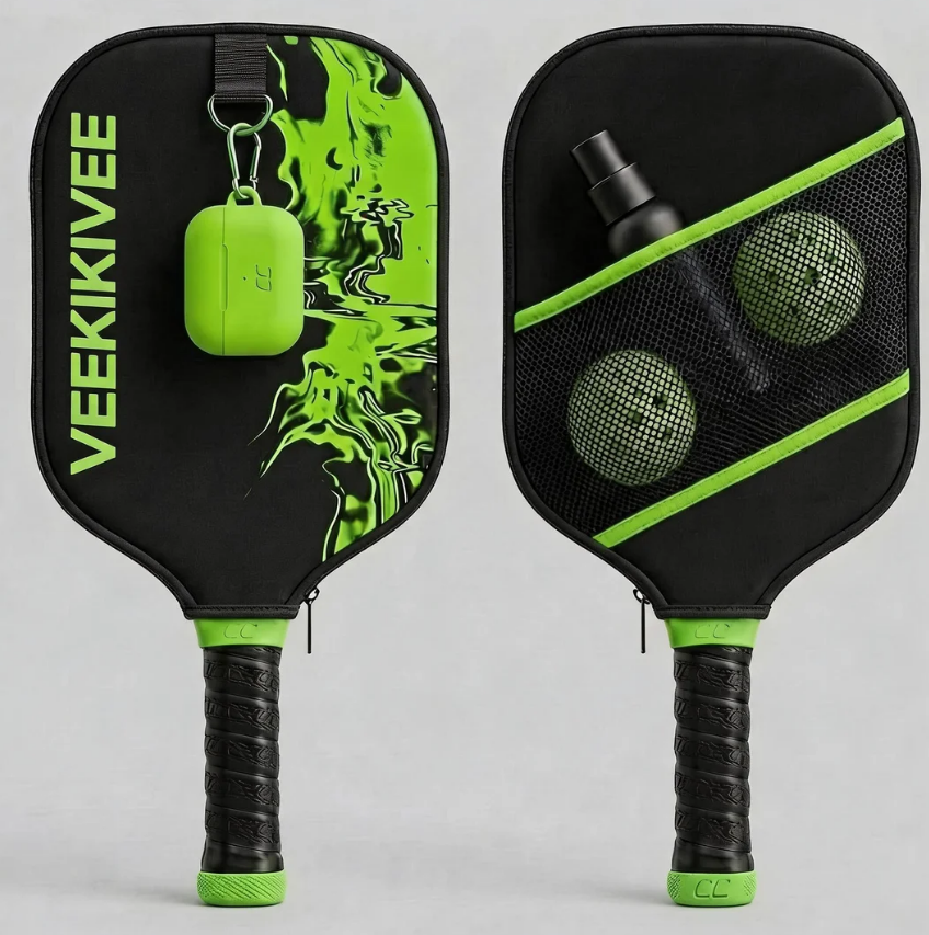 Pickleball Paddles Set of 2/4/1, Fiberglass Rackets,Lightweight Set for Men, Women, Beginners & Intermediate